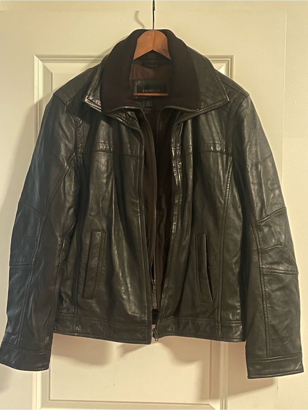 Men’s Brown Danier Leather Jacket